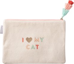 Fringe Studio "I Love My Cat" Pouch, Medium