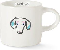 Fringe Studio "BFF Dachshund" Mini Ceramic Mug, 2-oz 