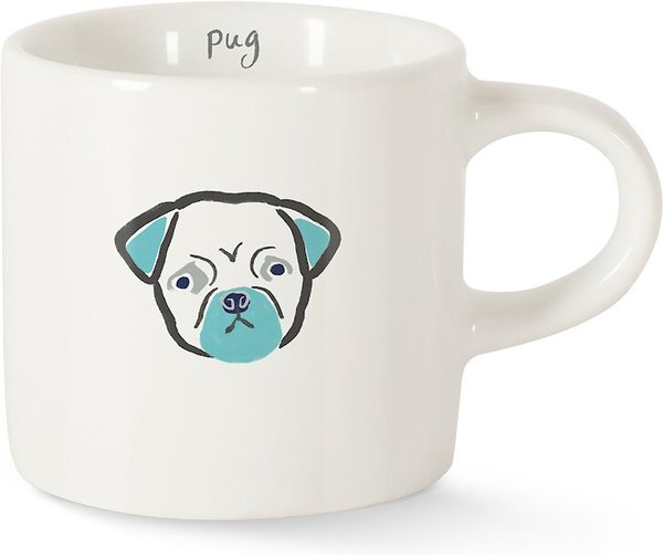 Fringe Studio "BFF Pug" Mini Ceramic Mug, 2-oz  slide 1 of 2