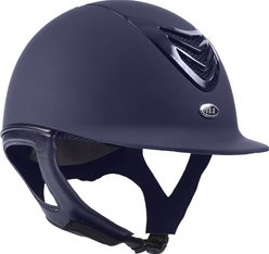 IRH IR4G Matte Navy Finish & Gloss Navy Vent Riding Helmet, Medium