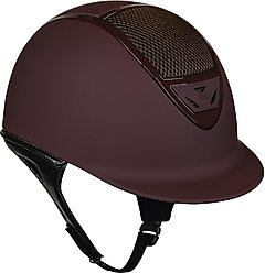 IRH XLT Matte Brown Finish & Gloss Brown Frame Riding Helmet, Small