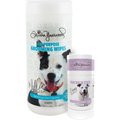 Trisha Yearwood Pet Collection Baby Powder Scented Wipes & Lavender Scented Paw Balm Dog Grooming Set