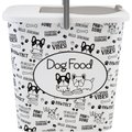 Pounce + Fetch Dry Pet Food Storage Container, 3-gal, Dog