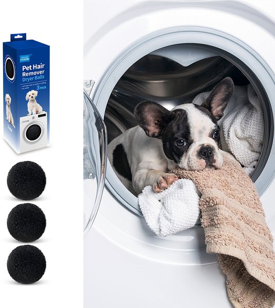 Toss these reusable balls into your washing machine to remove pet hair and  lint from clothing