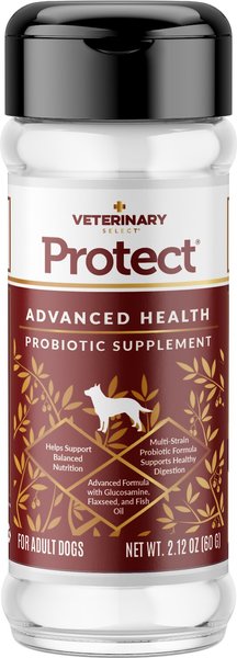 Veterinary Select Protect Advanced Health Probiotic Dog Supplement, 2.12-oz jar slide 1 of 9