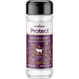 Veterinary Select Protect Healthy Mind Probiotic Cat Supplement, 2.12-oz jar