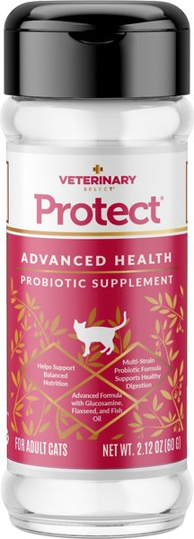 Veterinary Select Protect Advanced Health Probiotic Cat Supplement, 2.12-oz jar slide 1 of 9