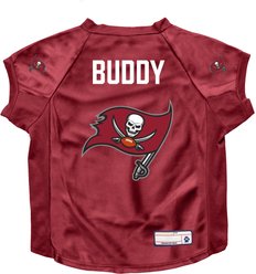 Littlearth NFL Personalized Stretch Dog & Cat Jersey, Tampa Bay Buccaneers, Big Dog slide 1 of 4