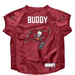 Littlearth NFL Personalized Stretch Dog & Cat Jersey, Tampa Bay Buccaneers, Big Dog