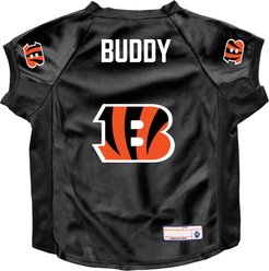Littlearth NFL Personalized Stretch Dog & Cat Jersey, Cincinnati Bengals, Big Dog