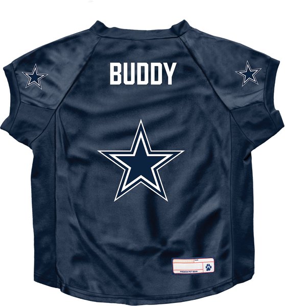Littlearth NFL Personalized Stretch Dog & Cat Jersey, Dallas Cowboys, Big Dog slide 1 of 7