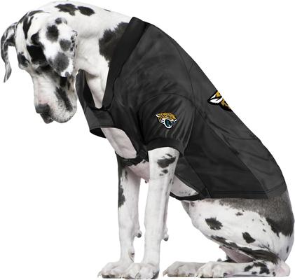 Show full view: Littlearth NFL Personalized Stretch Dog & Cat Jersey, Jacksonville Jaguars, Big Dog slide 3 of 8