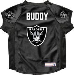 Littlearth NFL Personalized Stretch Dog & Cat Jersey, Las Vegas Raiders, Big Dog
