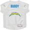 Show in main carousel: Littlearth NFL Personalized Stretch Dog & Cat Jersey, Los Angeles Chargers, Big Dog slide 1 of 8