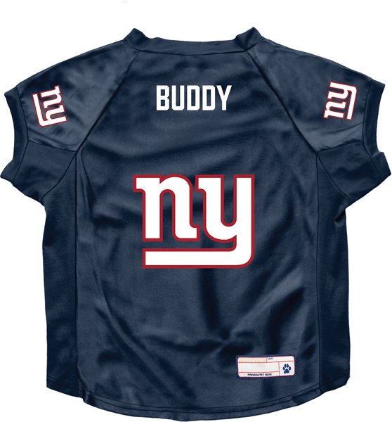 Littlearth NFL Personalized Stretch Dog & Cat Jersey, New York Giants, Big Dog slide 1 of 7