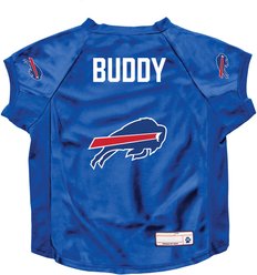 Littlearth NFL Personalized Stretch Dog & Cat Jersey, Buffalo Bills, Big Dog slide 1 of 4
