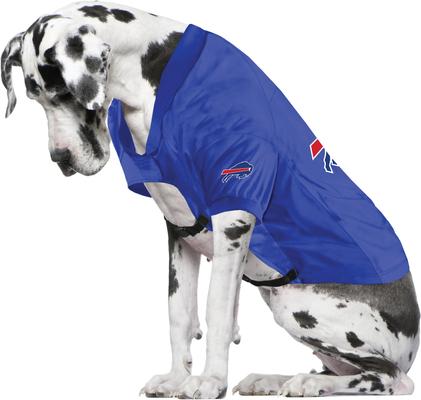 Show full view: Littlearth NFL Personalized Stretch Dog & Cat Jersey, Buffalo Bills, Big Dog slide 3 of 6