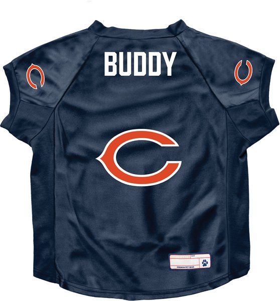 Littlearth NFL Personalized Stretch Dog & Cat Jersey, Chicago Bears, Big Dog slide 1 of 7