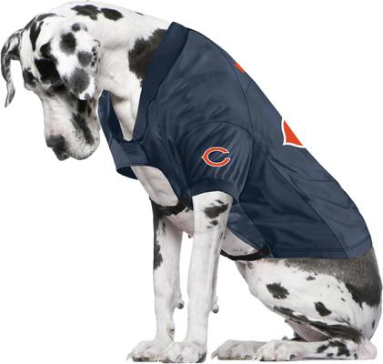 Show full view: Littlearth NFL Personalized Stretch Dog & Cat Jersey, Chicago Bears, Big Dog slide 3 of 8
