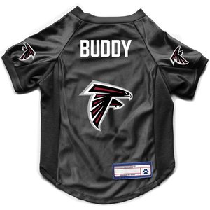 Littlearth NFL Personalized Stretch Dog & Cat Jersey, Atlanta Falcons, X-Small