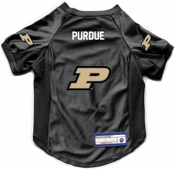 Littlearth NCAA Stretch Dog & Cat Jersey, Purdue Boilermakers, Medium slide 1 of 7