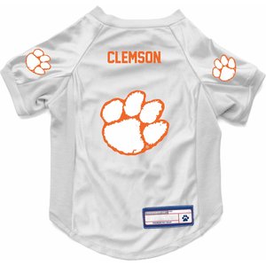 Littlearth NCAA Stretch Dog & Cat Jersey, Clemson Tigers, X-Large