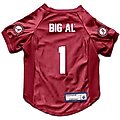 Littlearth NCAA Stretch Dog & Cat Jersey, Alabama Crimson Tide, Small