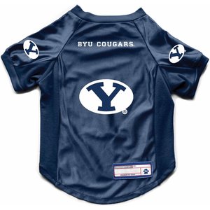Littlearth NCAA Stretch Dog & Cat Jersey, BYU Cougars, Large