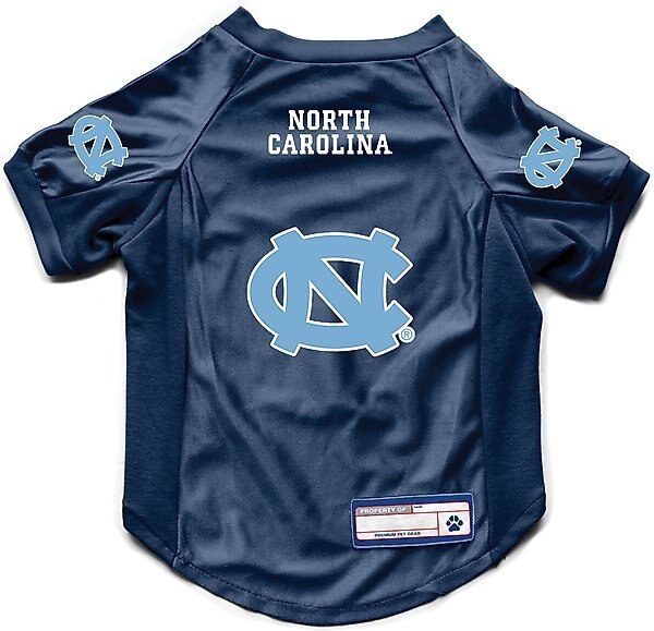 Littlearth NCAA Stretch Dog & Cat Jersey, North Carolina Tar Heels, X-Large slide 1 of 7