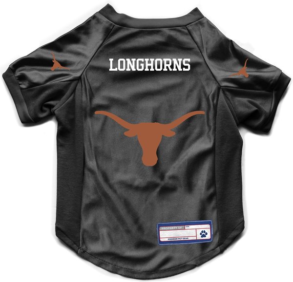 Littlearth NCAA Stretch Dog & Cat Jersey, Texas Longhorns, X-Large slide 1 of 7