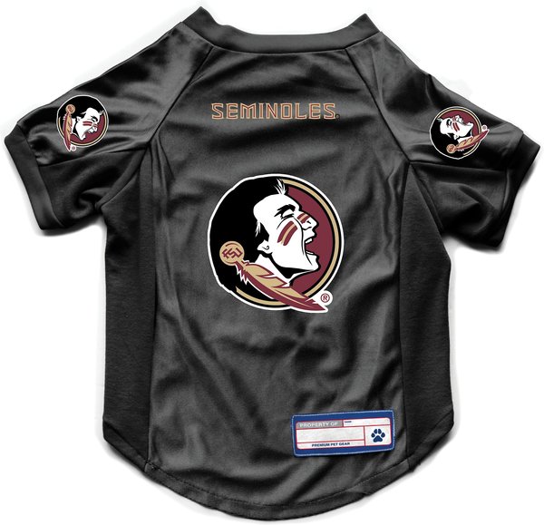 Littlearth NCAA Stretch Dog & Cat Jersey, Florida State Seminoles, Large slide 1 of 7