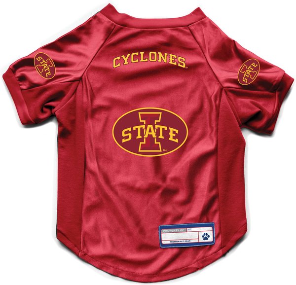 Littlearth NCAA Stretch Dog & Cat Jersey, Iowa State Cyclones, X-Large slide 1 of 7