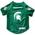 Littlearth NCAA Stretch Dog & Cat Jersey, Michigan State Spartans, Small