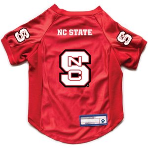 Littlearth NCAA Stretch Dog & Cat Jersey, North Carolina State Wolfpack, Large