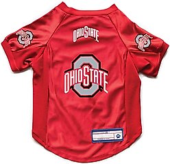Littlearth NCAA Stretch Dog & Cat Jersey, Ohio State Buckeyes, Small