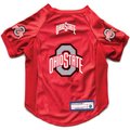 Littlearth NCAA Stretch Dog & Cat Jersey, Ohio State Buckeyes, Small