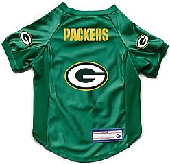 Littlearth NFL Stretch Dog & Cat Jersey, Green Bay Packers, Large