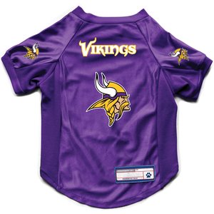 Littlearth NFL Stretch Dog & Cat Jersey, Minnesota Vikings, Small