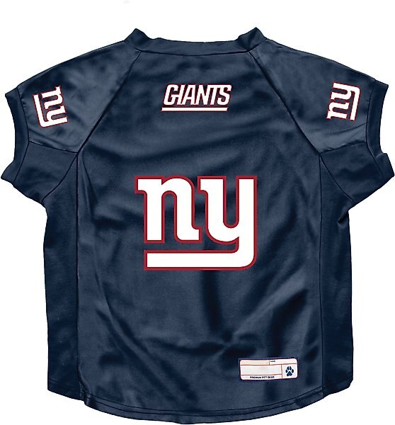Littlearth NFL Stretch Dog & Cat Jersey, New York Giants, Big Dog slide 1 of 6