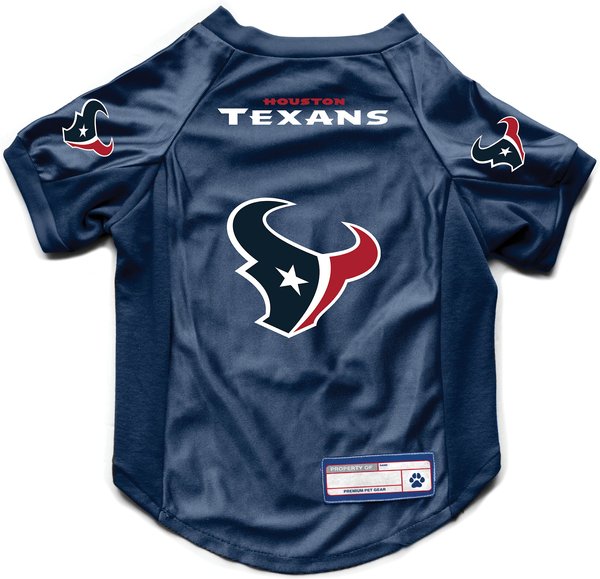 Littlearth NFL Stretch Dog & Cat Jersey, Houston Texans, Small slide 1 of 7