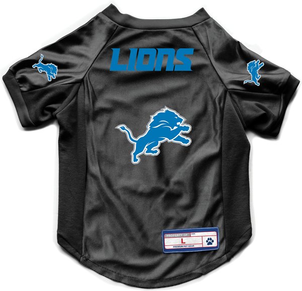 Littlearth NFL Stretch Dog & Cat Jersey, Detroit Lions, Small slide 1 of 7