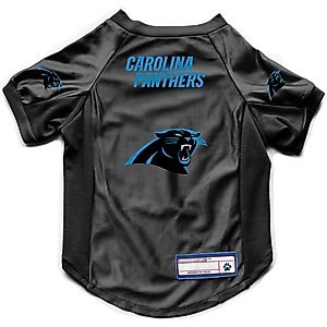 Littlearth NFL Stretch Dog & Cat Jersey, Carolina Panthers, X-Small