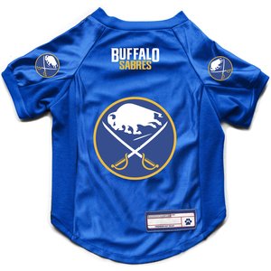 Littlearth NHL Stretch Dog & Cat Jersey, Buffalo Sabres, X-Small