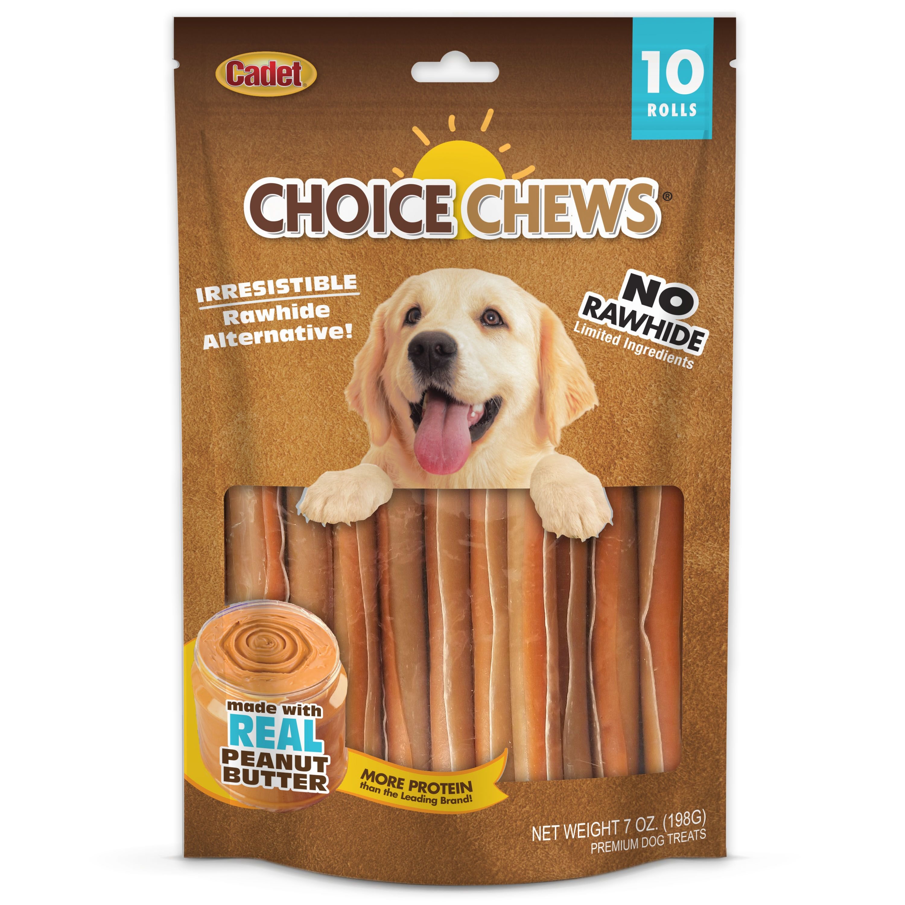 Cadet Gourmet Homestyle Lotus Root Crunch'ems Chicken 'N Veggie Flavor Dog Treats