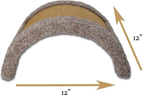 Show full view: Royal Cat Boutique D1 Curved Cat Scratcher, Neutral, 12 x 10 slide 4 of 5
