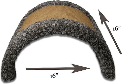 Show full view: Royal Cat Boutique D1 Curved Cat Scratcher, Neutral, 16 x 16 slide 4 of 5