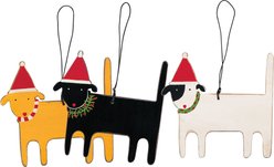 Primitives By Kathy Dog Ornament Set