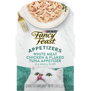 FANCY FEAST Appetizers Grain Free White Meat Chicken Shredded