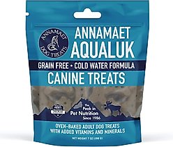 Annamaet Grain-Free Aqualuk Cold Water Formula Dog Treats, 7-oz bag