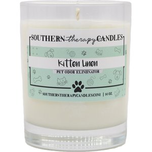 Southern Therapy Candles Kitten Linen Odor Eliminator Candle